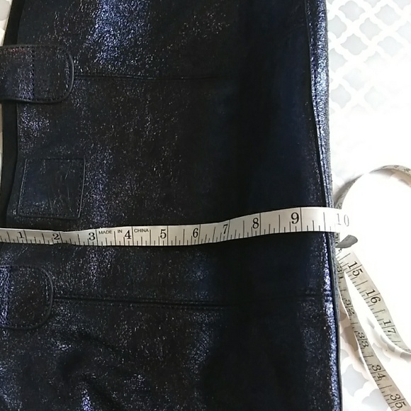 H2Z BAG BLUE METALLIC LEATHER TOTE WOMAN'S - Picture 6 of 8